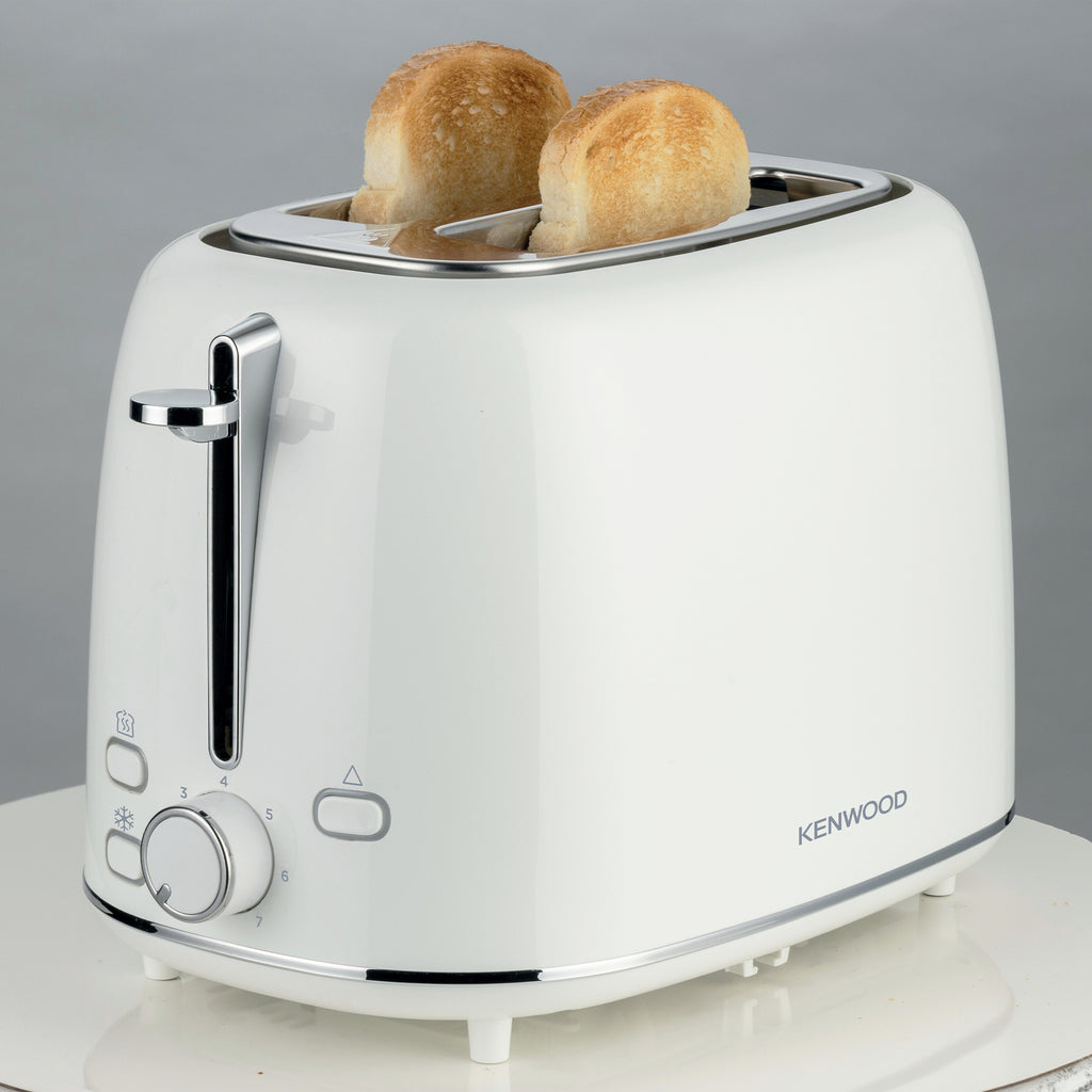 Kenwood - Eterna Plastic 2 Slice Toaster Glossy White - TCP31.000WH - Kenwood South Africa