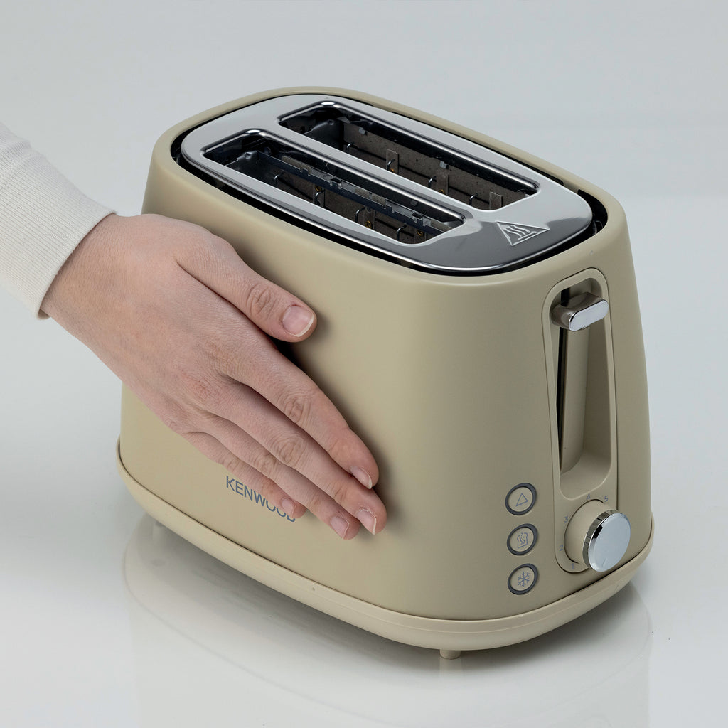 Kenwood - Elementa S/Steel 2 Slice Toaster Matt Champagne - TCM37.000CP - Kenwood South Africa