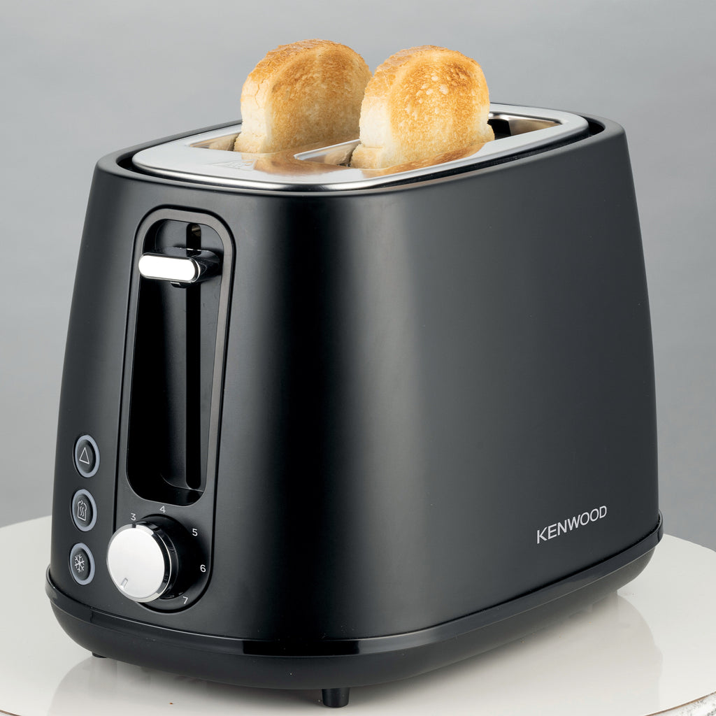 Kenwood - Elementa S/Steel 2 Slice Toaster Matt Black - TCM37.000BK - Kenwood South Africa