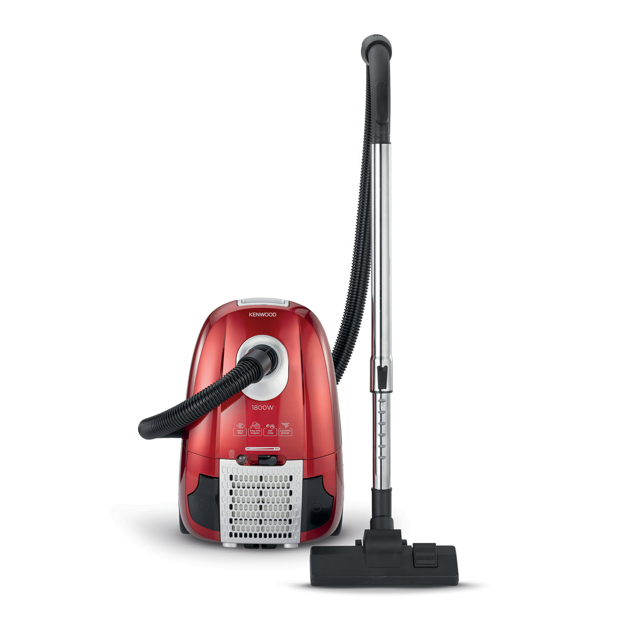 Kenwood - Bag & Bagless Vacuum Cleaner Black/Red - VCP90.000BR - Kenwood South Africa