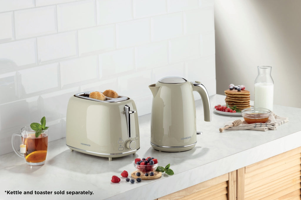 Kenwood - Eterna Plastic 2 Slice Toaster Glossy Beige - TCP31.000BG - Kenwood South Africa