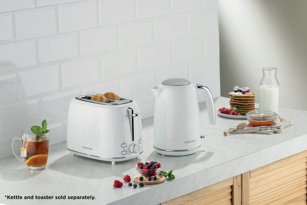 Kenwood - Eterna Plastic 2 Slice Toaster Glossy White - TCP31.000WH - Kenwood South Africa
