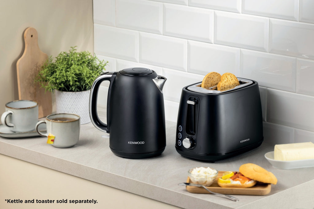 Kenwood - Elementa S/Steel 2 Slice Toaster Matt Black - TCM37.000BK - Kenwood South Africa