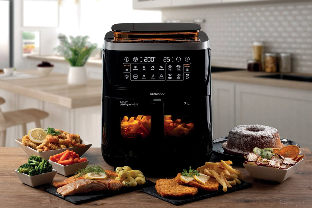 Kenwood - 7L Air Fryer & Steamer (3 - in - 1 ) with Window - HFS92.000BK - Kenwood South Africa