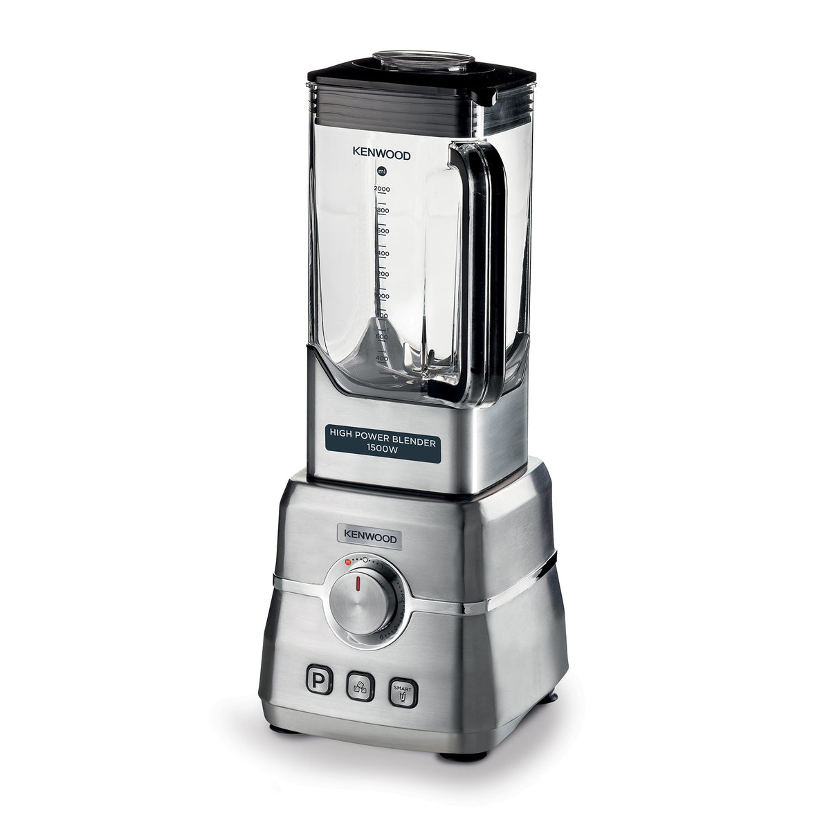 Kenwood - High Power Blender with Smoothie Bottle S/Steel 1500W - BLM91.640SS
