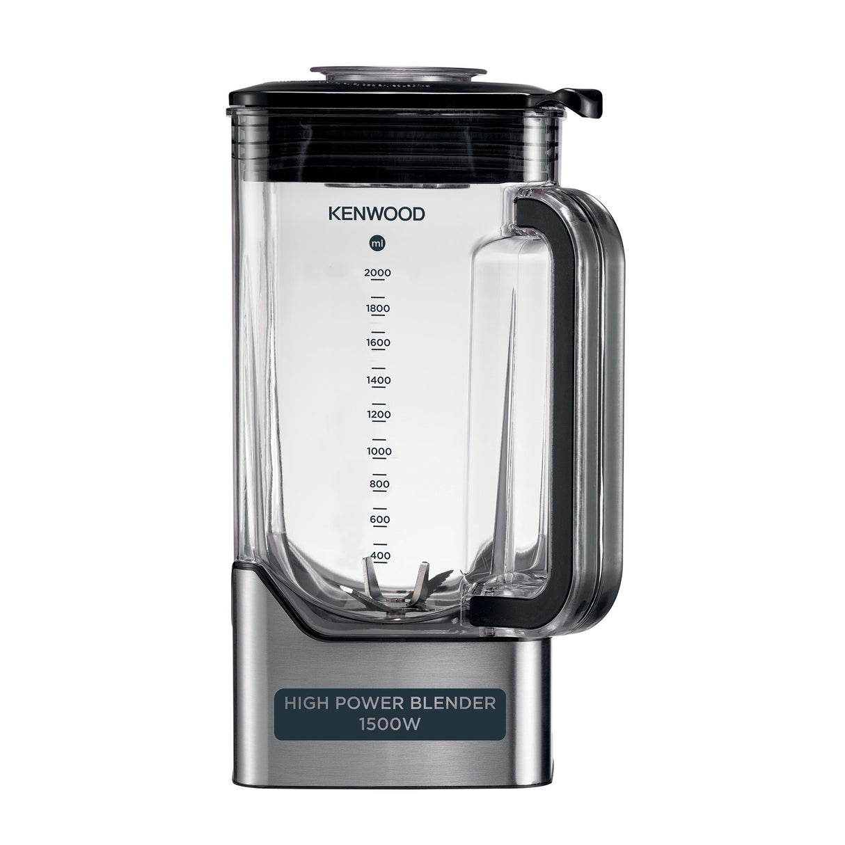 Kenwood - High Power Blender with Smoothie Bottle S/Steel 1500W - BLM91.640SS