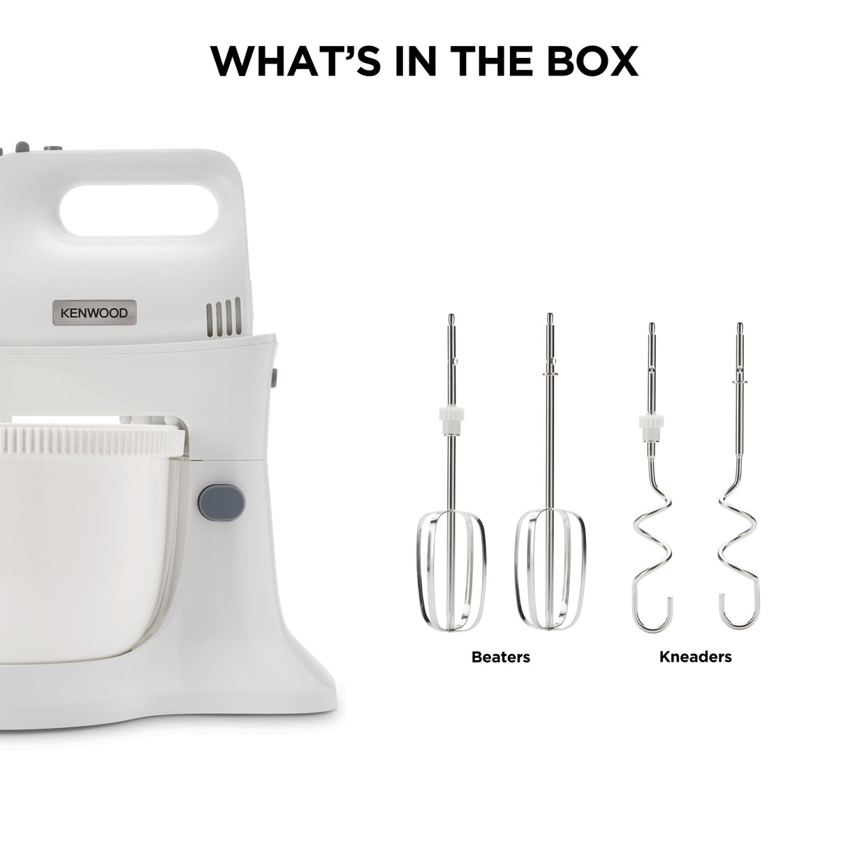 Kenwood - Hand Mixer and Bowl 450W - HMP32.A0WH - Kenwood South Africa