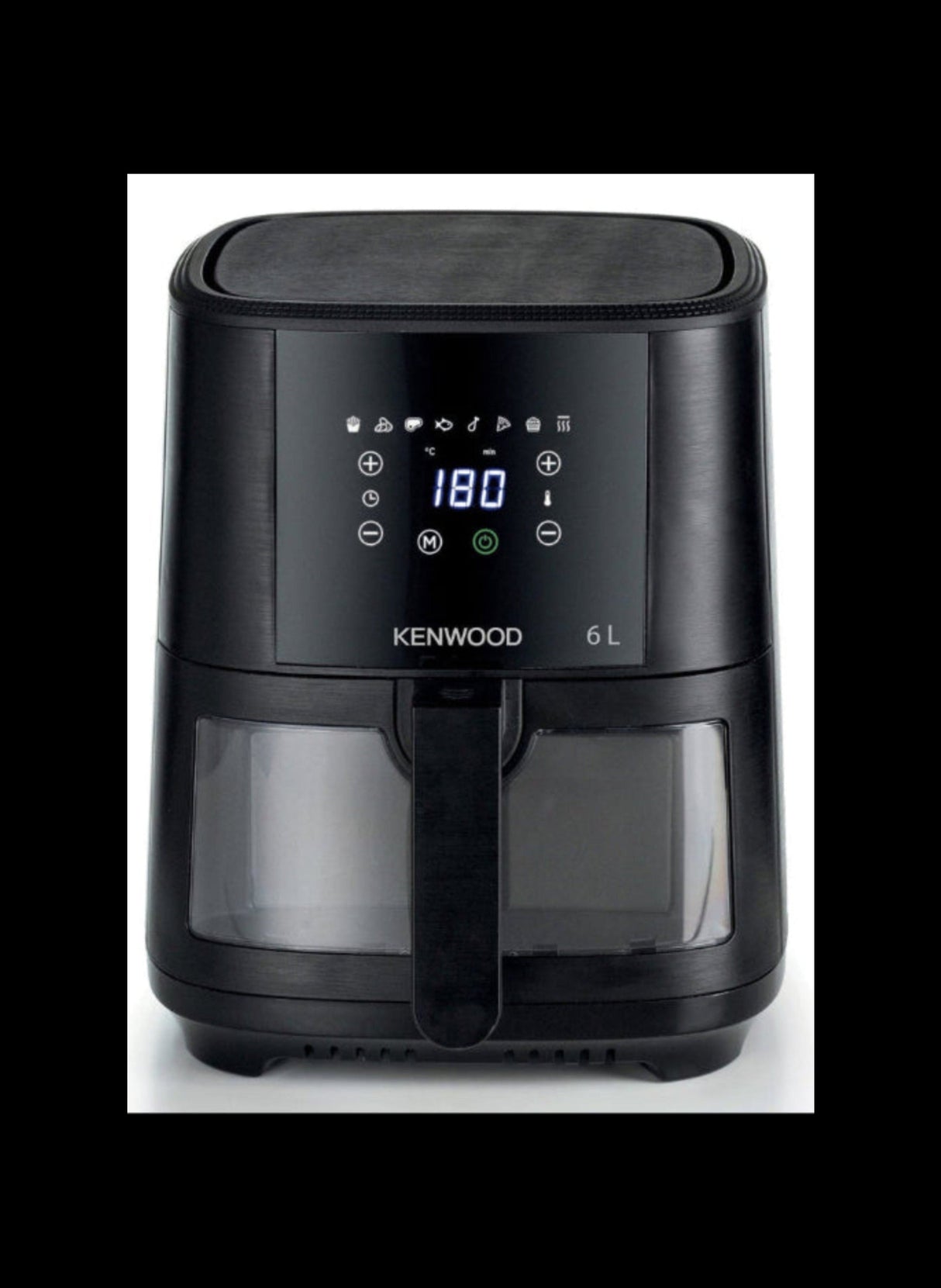 Kenwood - 6L Air Fryer with Grill Function & Window - HFG60.000BK - Kenwood South Africa