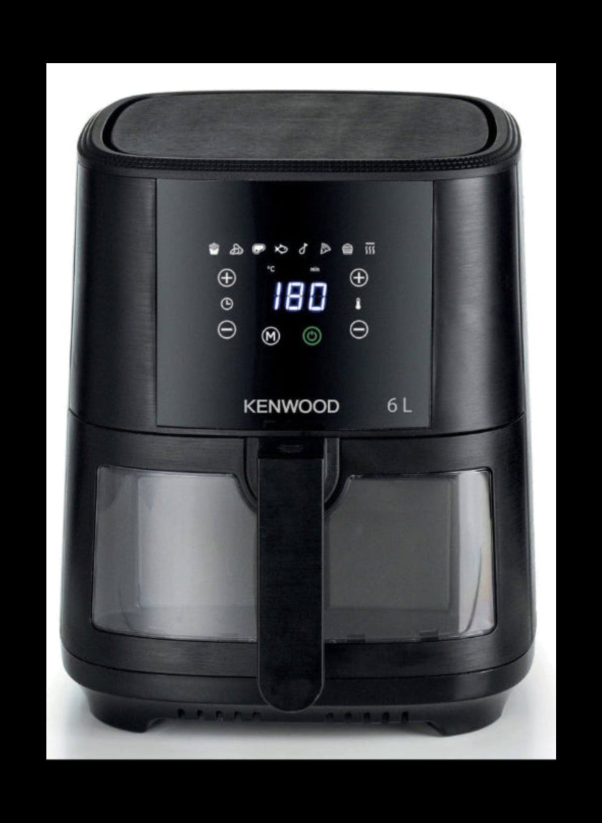 Kenwood - 6L Air Fryer with Grill Function & Window - HFG60.000BK - Kenwood South Africa