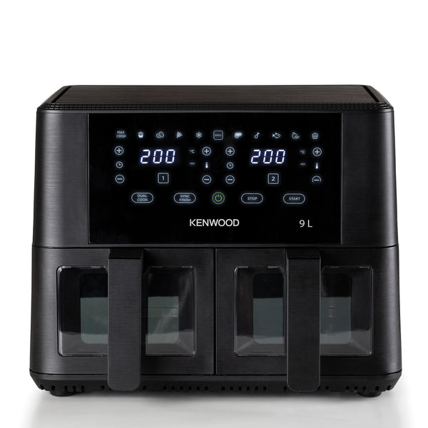 Double Air Fryer 4.5L + 4.5L = 9L with Windows - HFG95.000BK - Kenwood South Africa