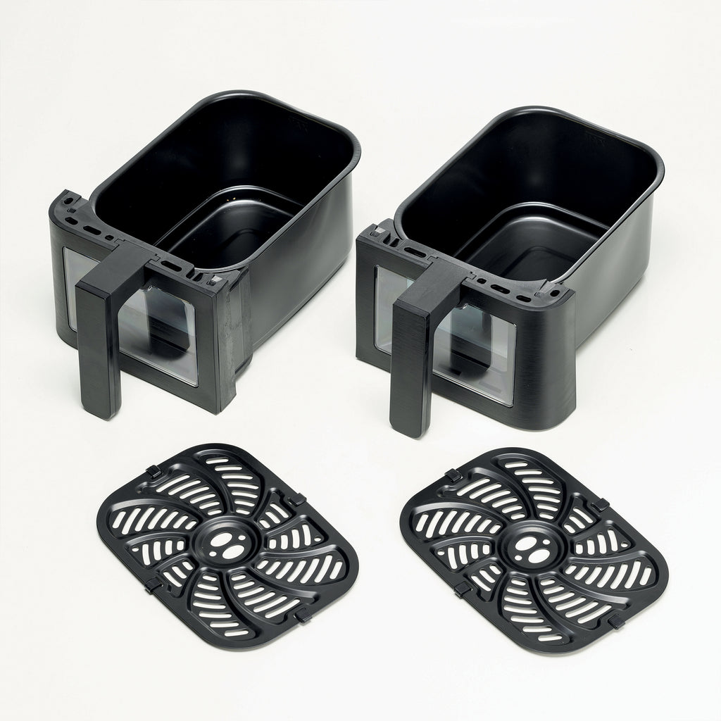 Double Air Fryer 4.5L + 4.5L = 9L with Windows - HFG95.000BK - Kenwood South Africa