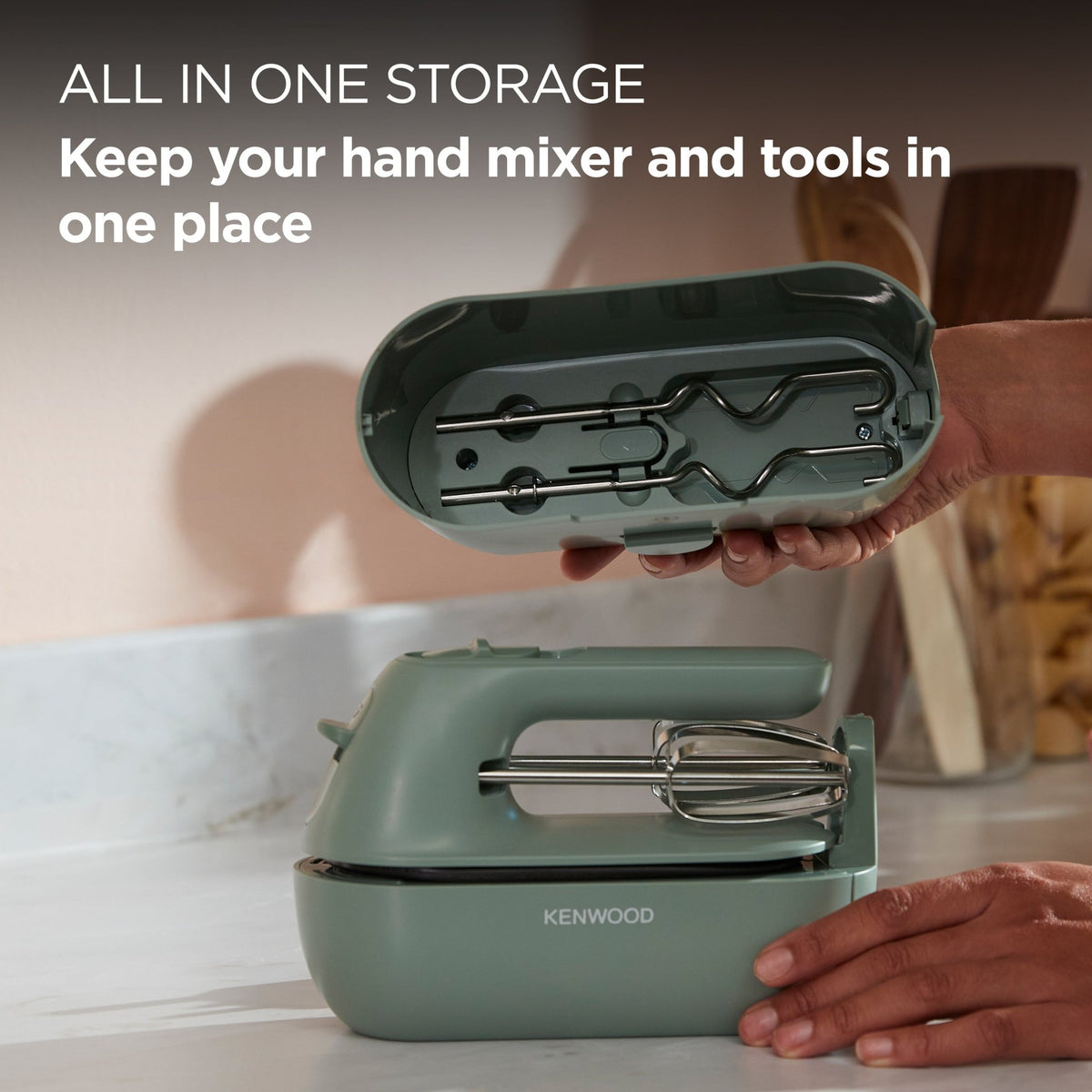 Kenwood - QuickMix Go Collection Hand Mixer Green 350W - HMP40.000GR - Kenwood South Africa