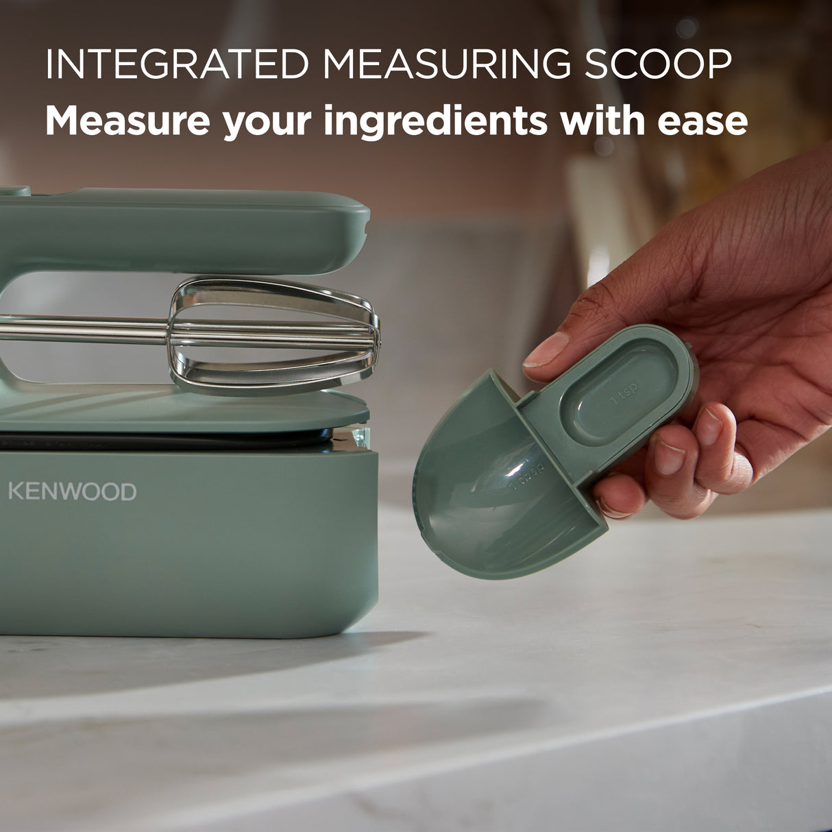 Kenwood - QuickMix Go Collection Hand Mixer Green 350W - HMP40.000GR