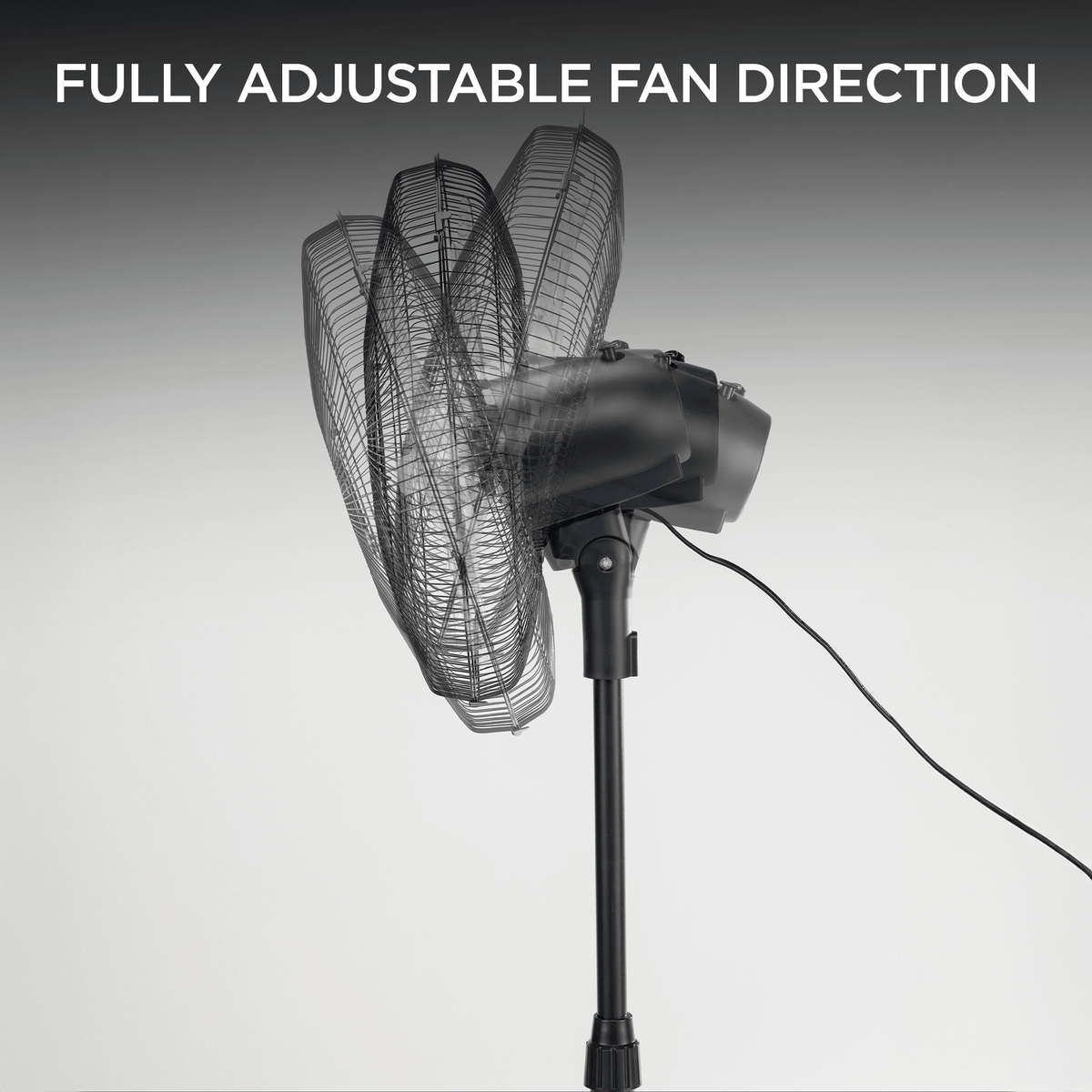 Kenwood - Pedestal Fan 40cm with Remote Matte 36W Black - IFP16.100BK - Kenwood South Africa