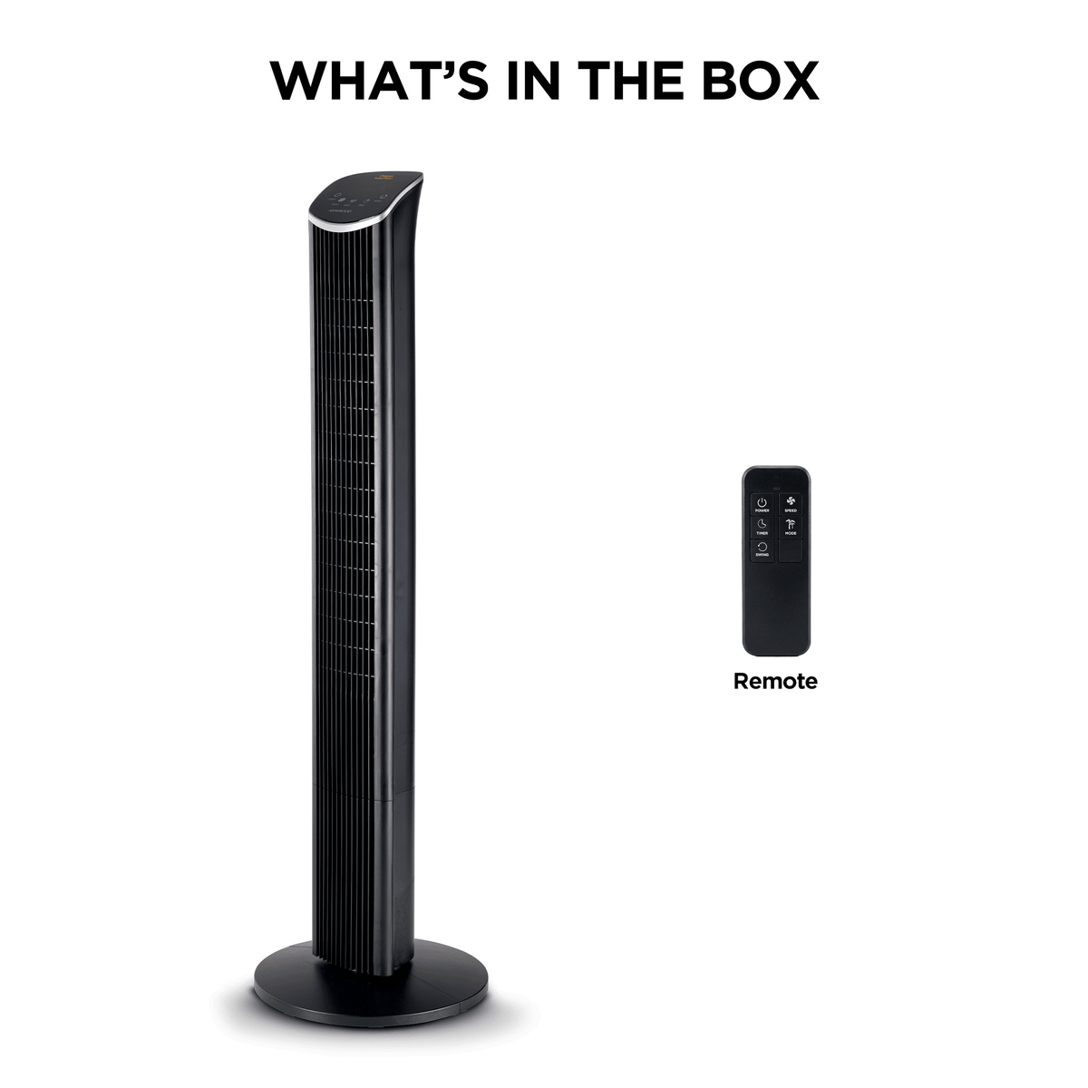 Kenwood - Tower fan with Remote Black - IFP46.000BK - Kenwood South Africa