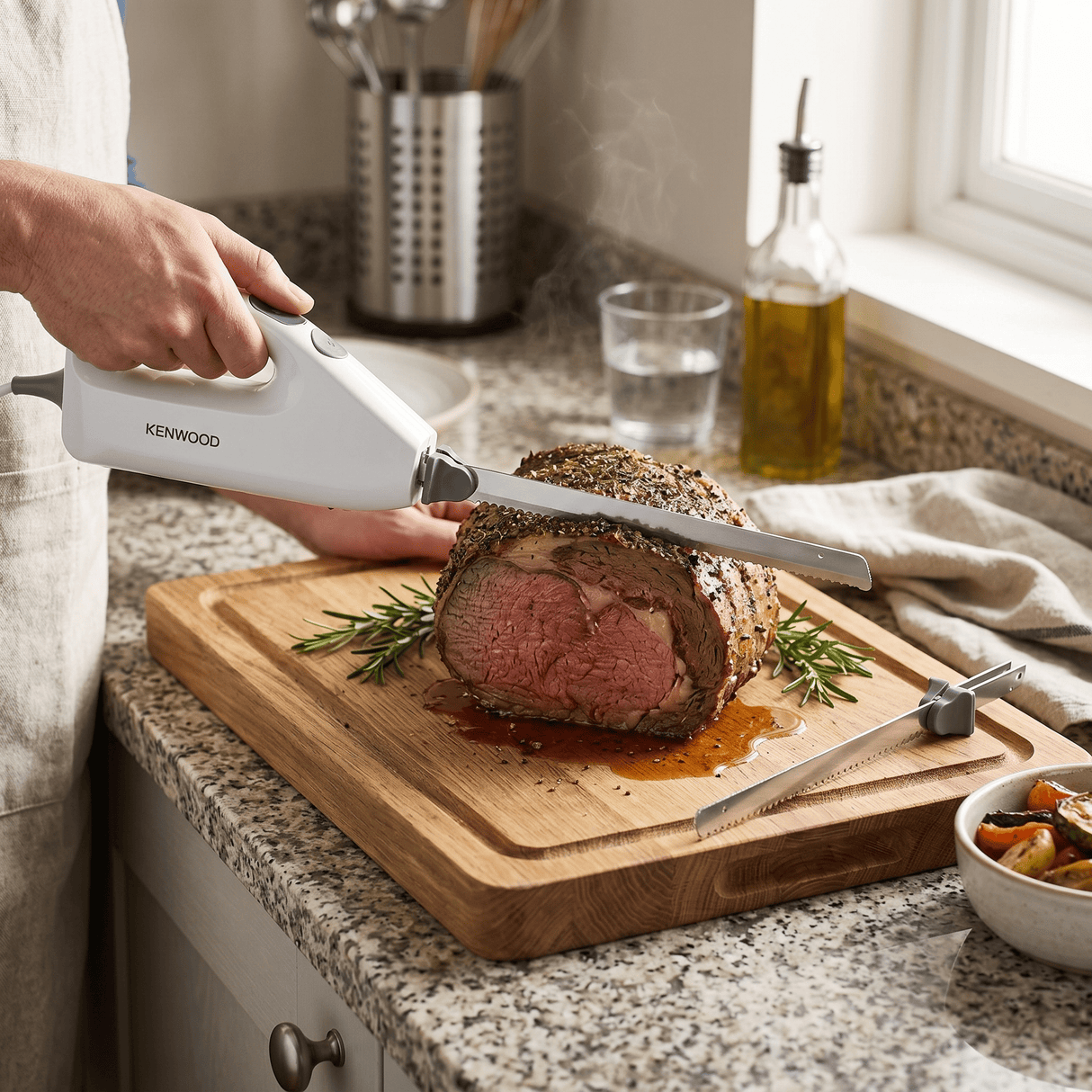 Kenwood - Electric Carving Knife White - KN650B - Kenwood South Africa