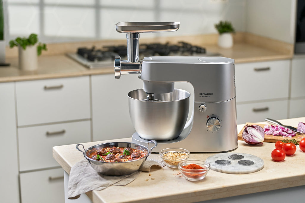 Kenwood - HomeBake Stand Mixer + Blender and Mincer 1000W - KHH01.220SI - Kenwood South Africa