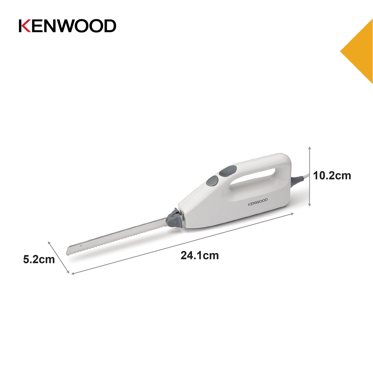 Kenwood - Electric Carving Knife White - KN650B - Kenwood South Africa