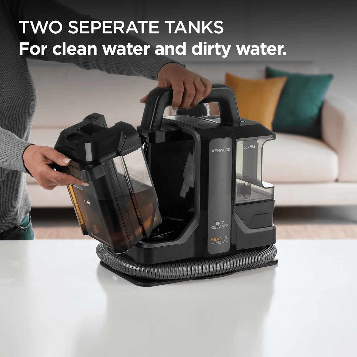 Kenwood - HeatPro Spot Cleaner 750W - SCP100.00GY - Kenwood South Africa