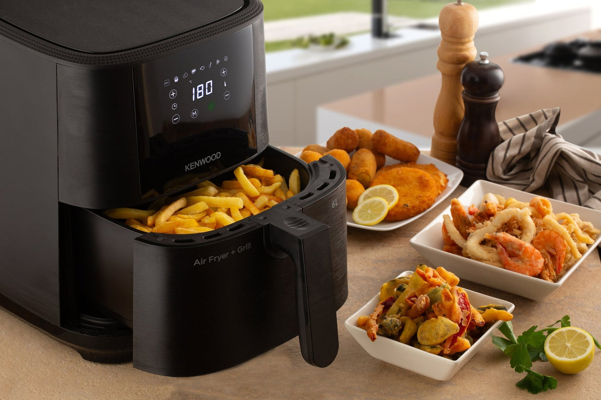 Kenwood - 6L Air Fryer with Grill Function - HFP60.000BK - Kenwood South Africa