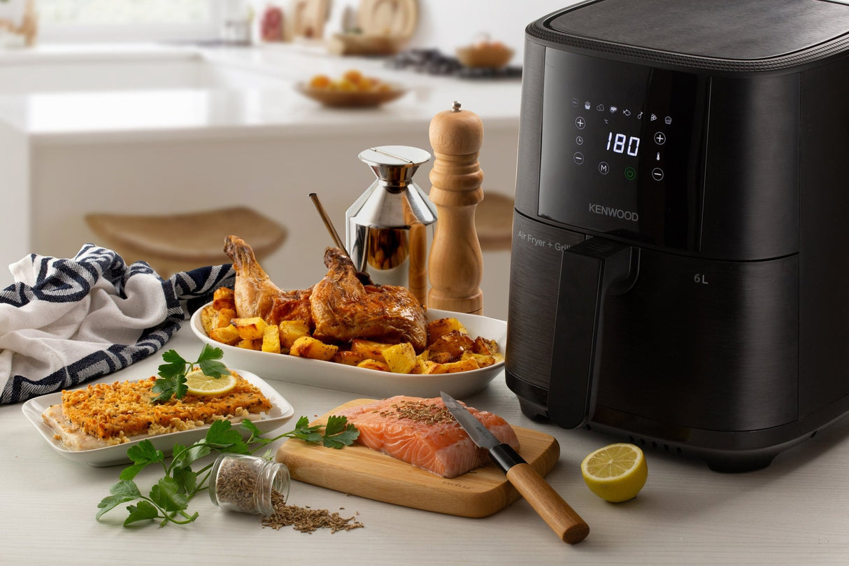 Kenwood - 6L Air Fryer with Grill Function - HFP60.000BK - Kenwood South Africa