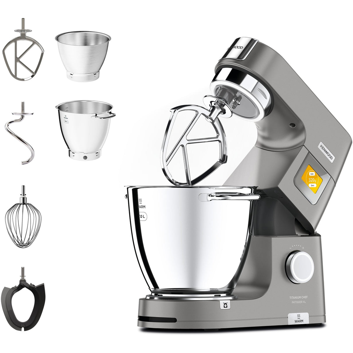 Kenwood - Chef Patissier XL Stand Mixer 1700W - KWL90.004SI - Kenwood South Africa