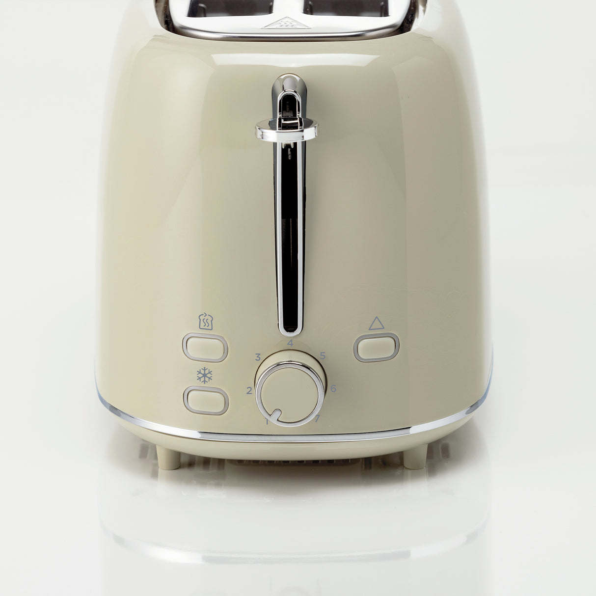 Kenwood - Eterna Plastic 2 Slice Toaster Glossy Beige - TCP31.000BG - Kenwood South Africa