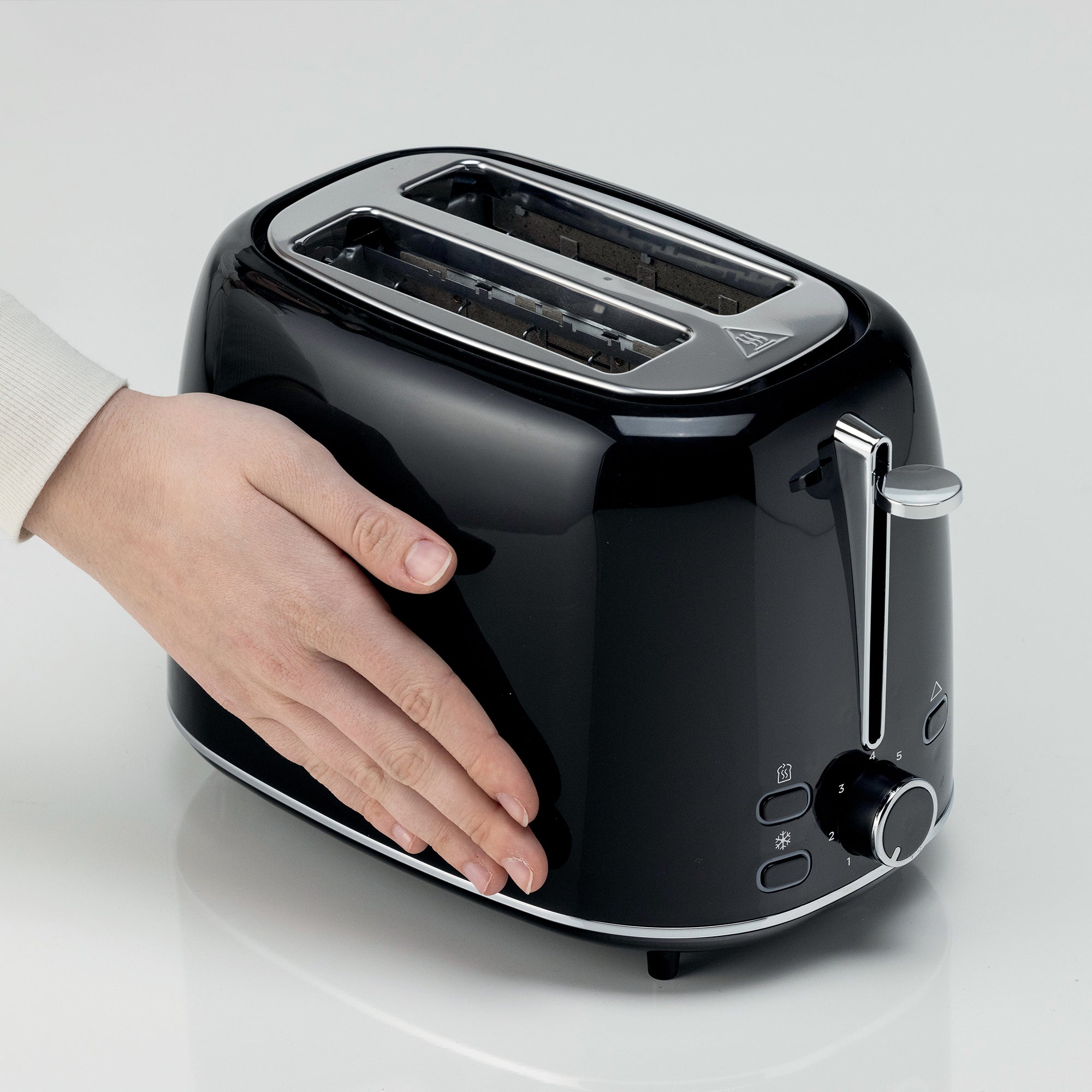 Kenwood - Eterna Plastic 2 Slice Toaster Glossy Black - TCP31