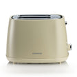 Kenwood - Elementa S/Steel 2 Slice Toaster Matt Champagne - TCM37.000CP - Kenwood South Africa