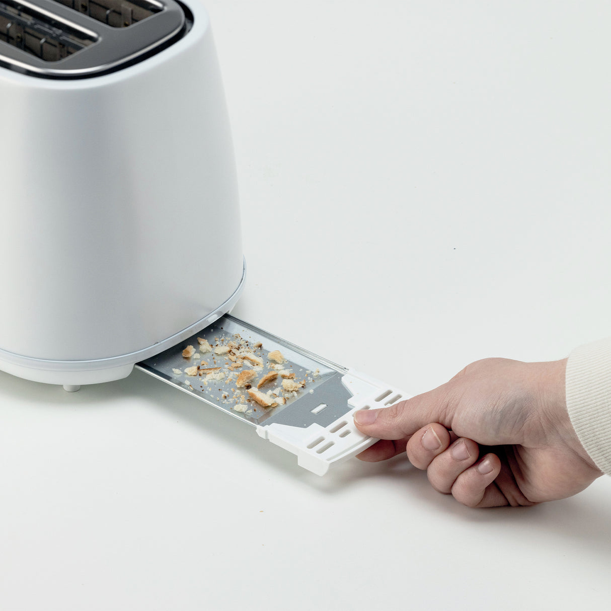 Kenwood - Elementa S/Steel 2 Slice Toaster Matt White - TCM37.000WH - Kenwood South Africa