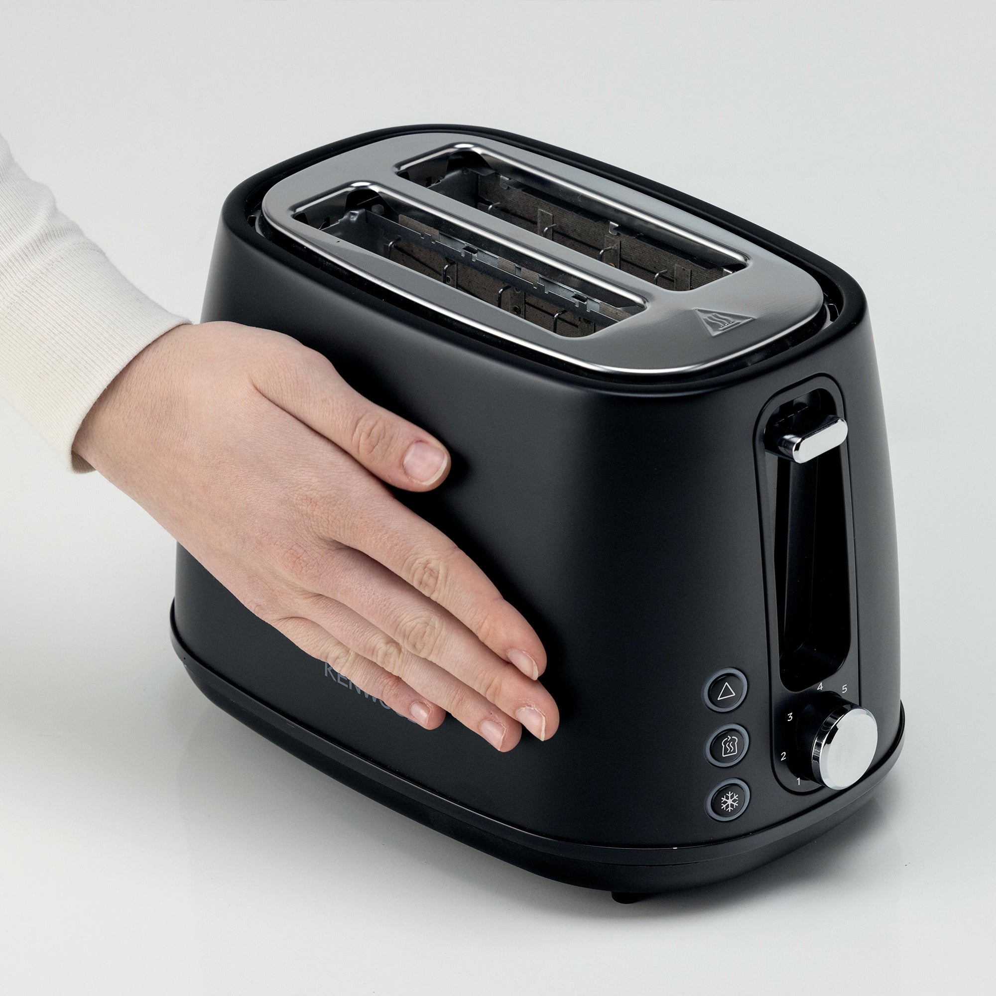 Kenwood - Elementa Stainless Steel 2 Slice Toaster Matt Black