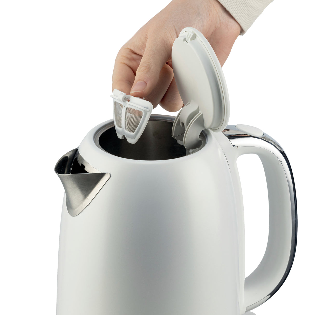 Kenwood - Elementa S/Steel Electric Kettle Matt White - ZJM37.000WH - Kenwood South Africa