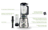 Kenwood - High Power Blender with Smoothie Bottle S/Steel 1500W - BLM91.640SS
