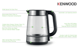 Kenwood - Cordless Glass Kettle 1,7L - ZJG08.000CL - Kenwood South Africa