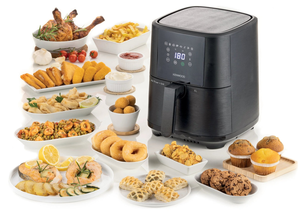 Kenwood - 6L Air Fryer with Grill Function - HFP60.000BK - Kenwood South Africa