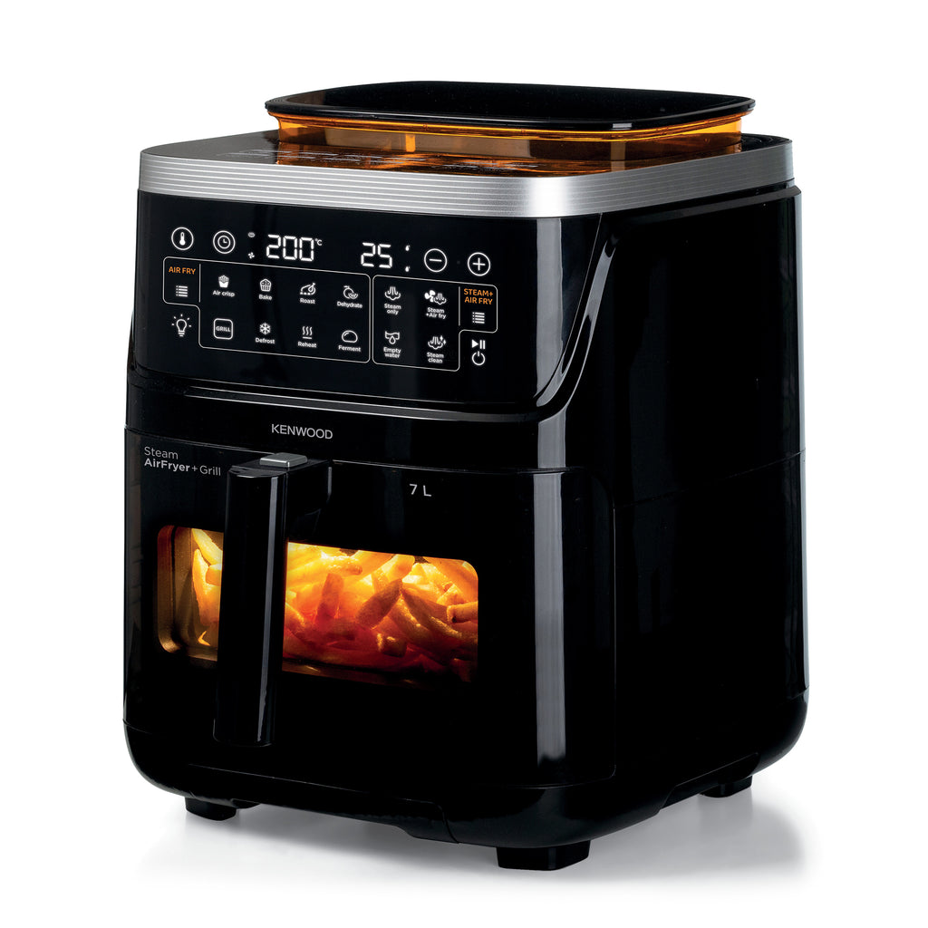 Kenwood - 7L Air Fryer & Steamer (3 - in - 1 ) with Window - HFS92.000BK - Kenwood South Africa