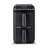 Kenwood - Vertical Duo Digital Air Fryer Black - HFV11.000BK
