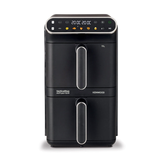 Kenwood - Vertical Duo Digital Air Fryer 11L Black - HFV11.000BK - Kenwood South Africa