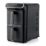 Kenwood - Vertical Duo Digital Air Fryer Black - HFV11.000BK