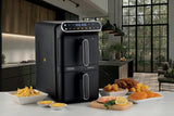 Kenwood - Vertical Duo Digital Air Fryer Black - HFV11.000BK