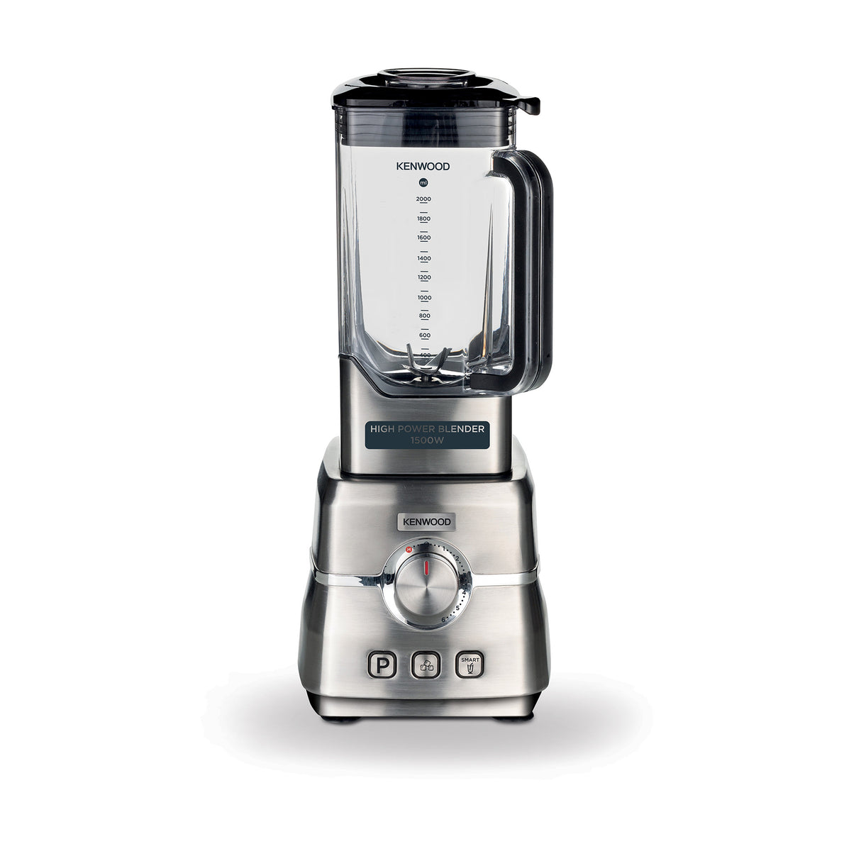 Kenwood - High Power Blender with Smoothie Bottle S/Steel 1500W - BLM91.640SS