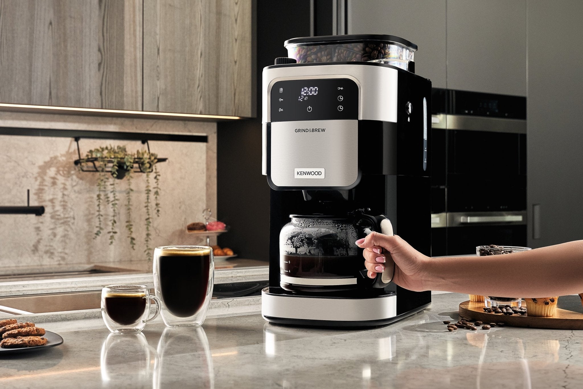 récolte Grind & Brew Coffee Maker Kenwood - Grind and Brew Coffee Machine - CMM40.000BM – Kenwood
