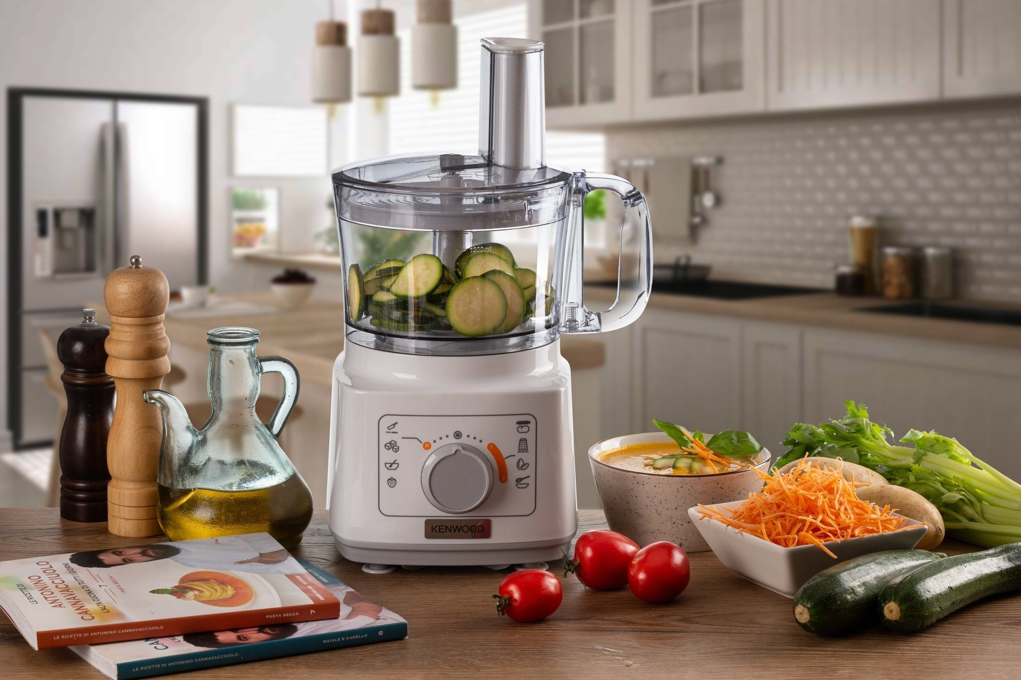 Kenwood - Essentials - Food Processor & Blender White 750W - FDP03