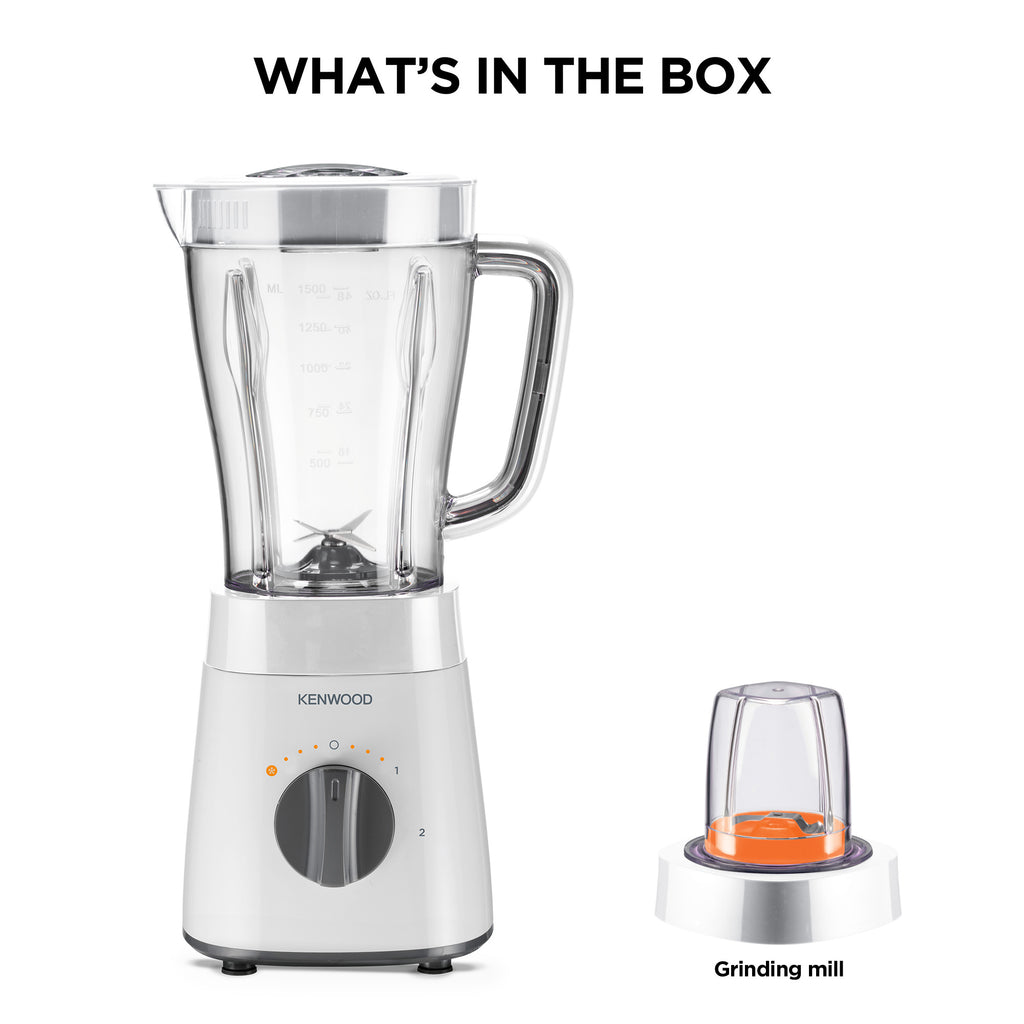 Kenwood - Blender with Mill White 500W - BLP15.150WH - Kenwood South Africa