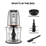 Kenwood - Easy Chop Quad Blade Chopper with Mayo Attachment - CHP61.100SI