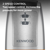 Kenwood - Easy Chop Quad Blade Chopper with Mayo Attachment - CHP61.100SI