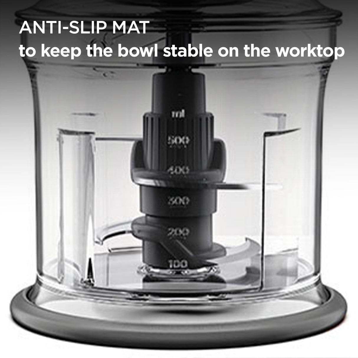 Kenwood - Easy Chop Quad Blade Chopper with Mayo Attachment - CHP61.100SI