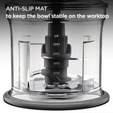 Kenwood - Easy Chop Quad Blade Chopper with Mayo Attachment - CHP61.100SI