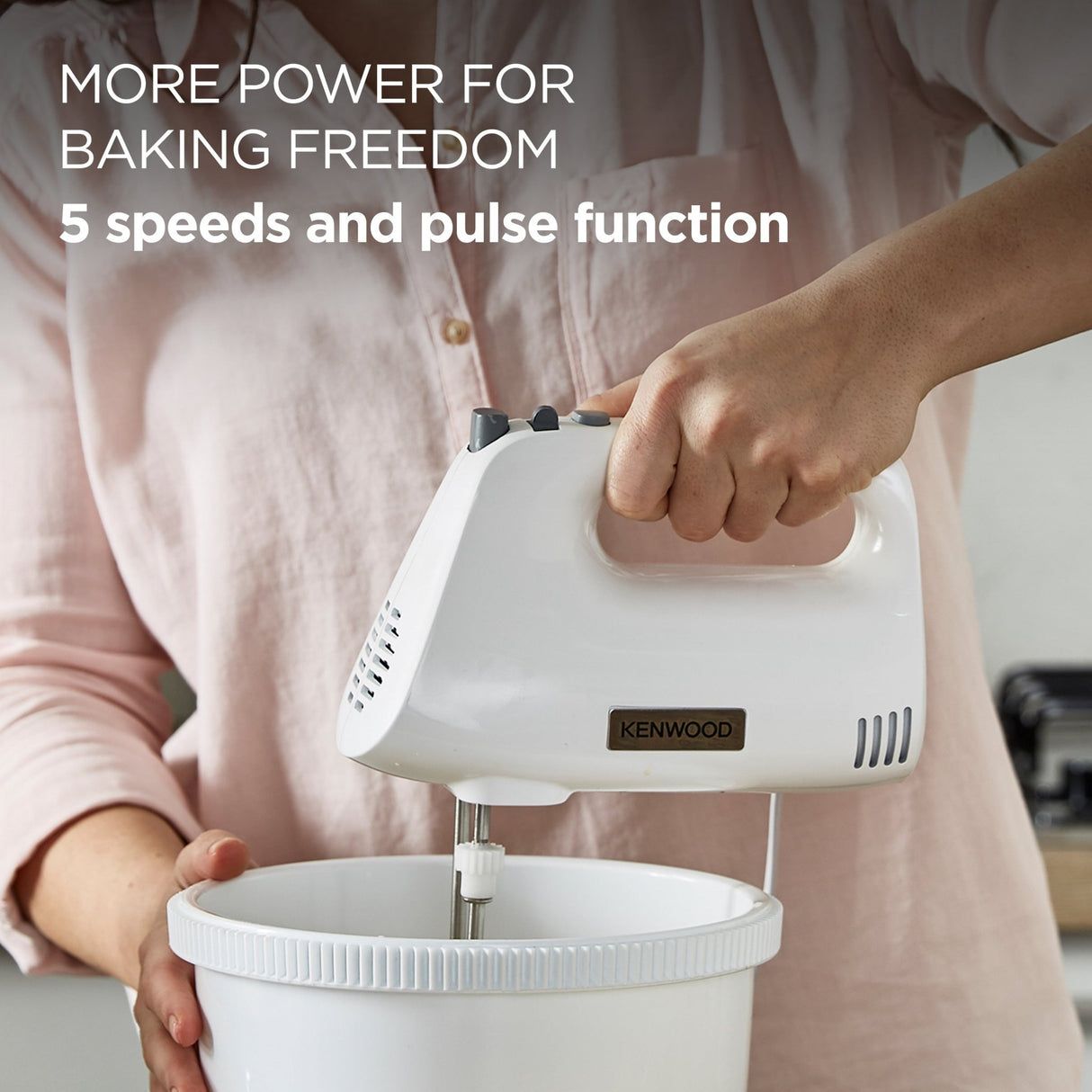 Kenwood - Hand Mixer and Bowl 450W - HMP32.A0WH - Kenwood South Africa