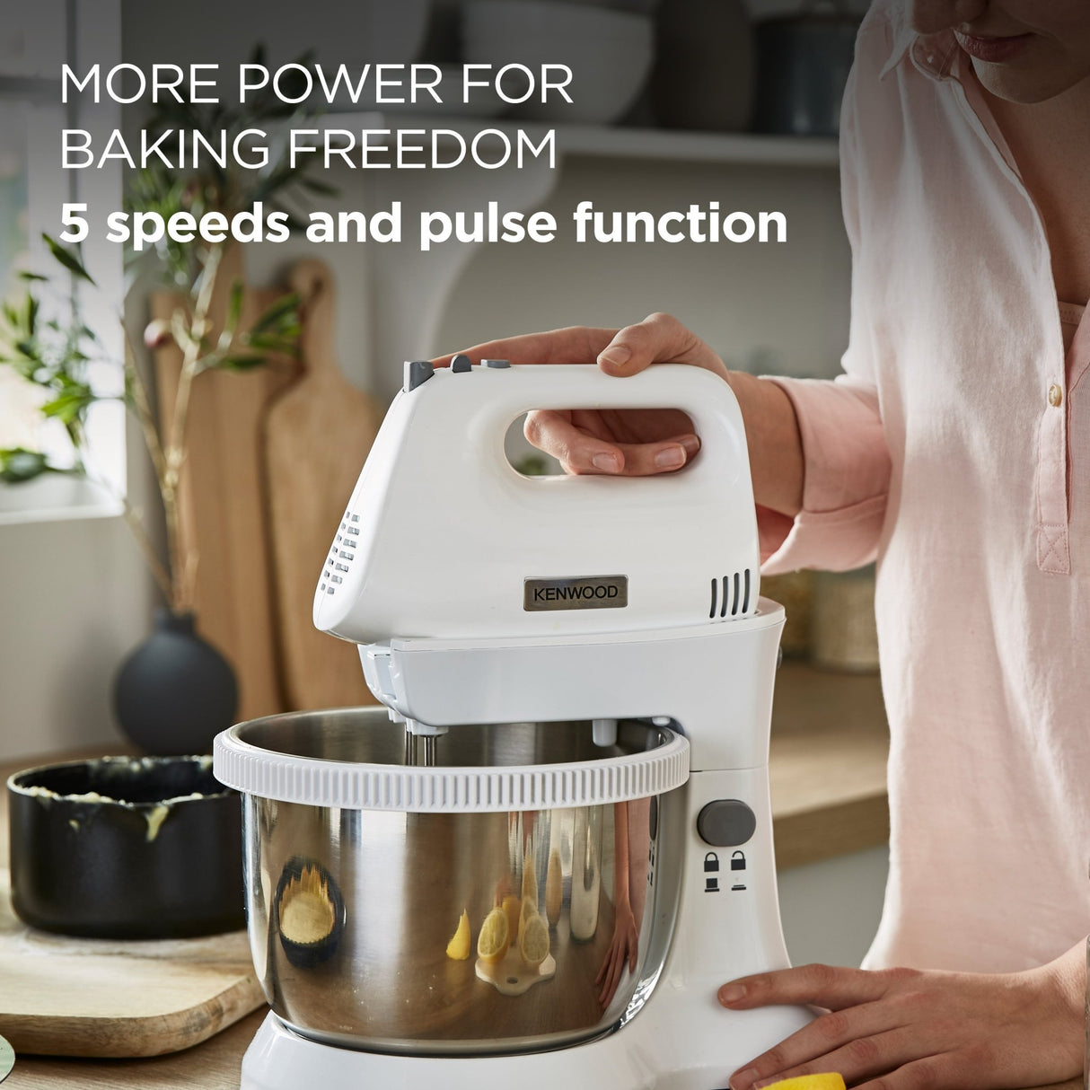 Kenwood - Hand Mixer and Bowl 450W - HMP32.A0WH - Kenwood South Africa